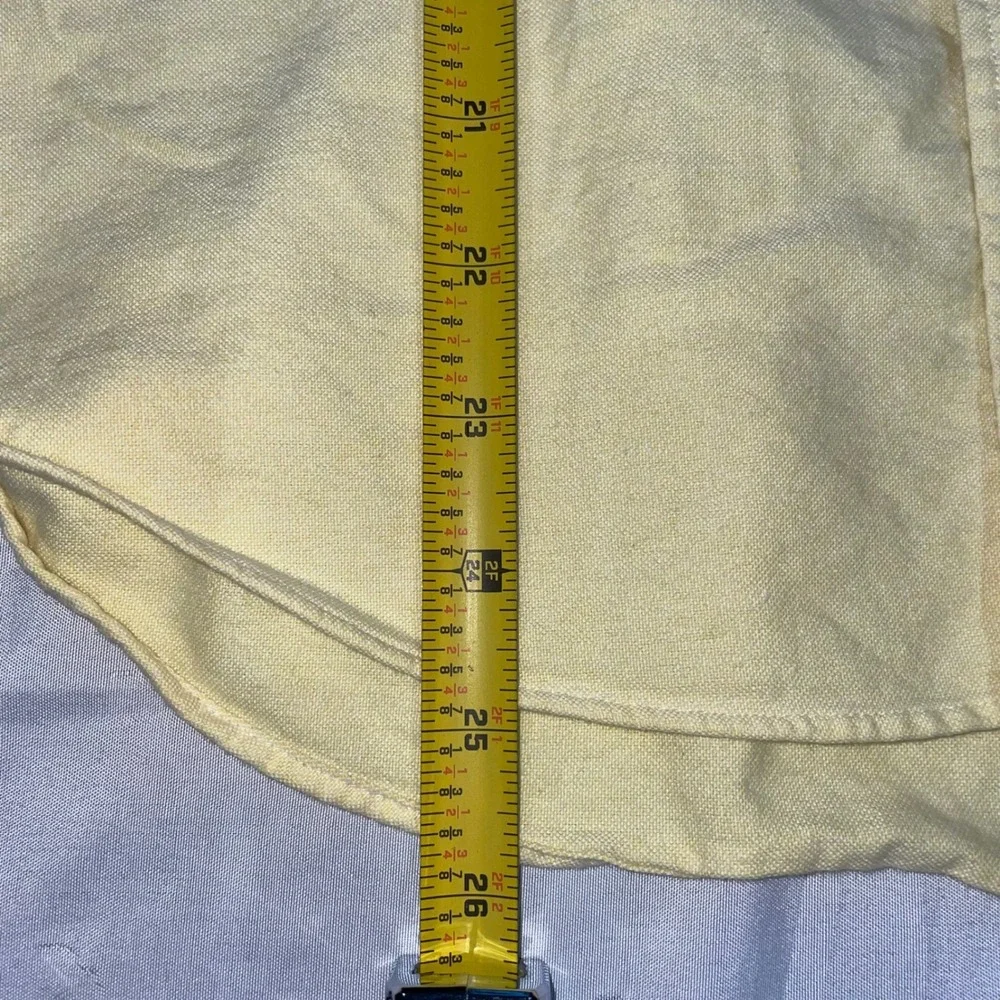 Ralph Lauren Kids Yellow Oxford Button Down Shirt Slim Fit Size 8 Long Sleeve
